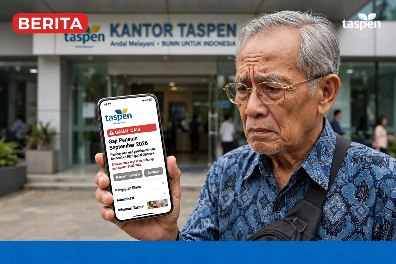 Sudah Otentikasi Tapi Gaji Pensiun September 2026 Tetap Gagal Cair? Ini Solusi Taspen