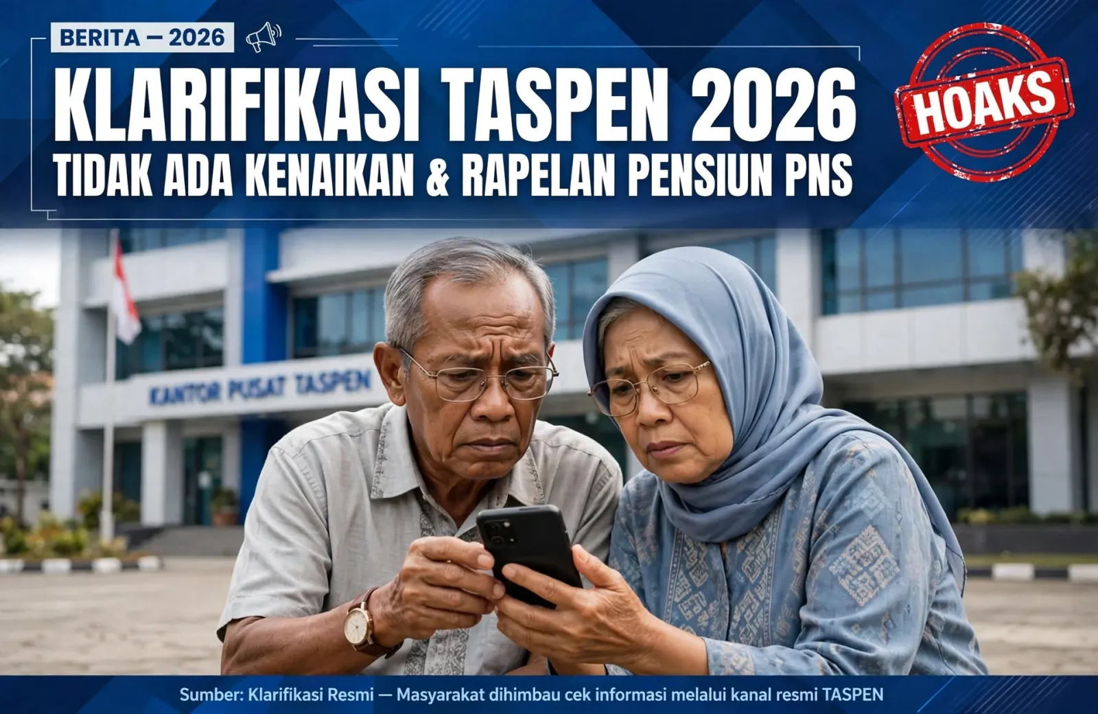 Viral Isu Rapel Cair, Taspen Bongkar Fakta Kenaikan Gaji Pensiunan PNS 2026